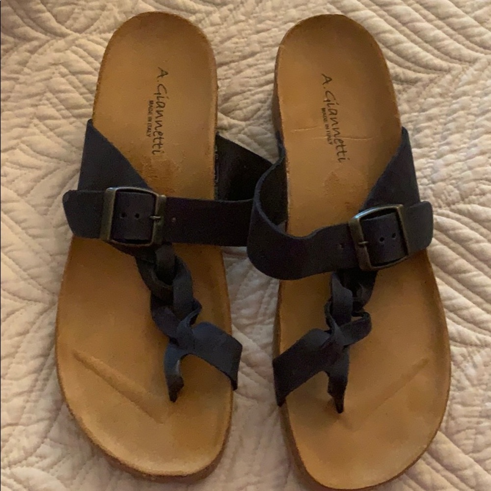 NAVY SANDALS😍